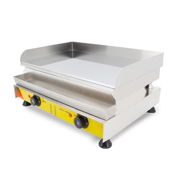 Электрическая машина для приготовления пищи на плоской сковороде для гриля из нержавеющей стали / Хлебопечка для Жарки на Сковороде / Машина для приготовления пищи на гриле BBQ indoor Maker