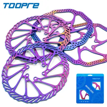 Велосипедный диск TOOPRE G3 / HS1 160/180 Красочный диск для горного велосипеда Красочные полые Сверхлегкие тормозные колодки с шестью винтами