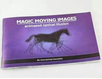 Волшебные движущиеся изображения: анимированные оптические иллюзии Лучший подарок для детей / Детские волшебные фокусы крупным планом Magie Book Funny