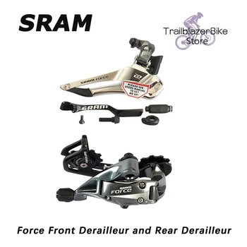 SRAM FORCE 22s 2X11 Скоростной Дорожный Велосипед Groupset Передний Задний Комплект Для Велосипеда С Короткой Клеткой И Средней Клеткой