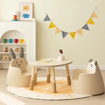 Студенческий Минималистский письменный стол для девочки Пластиковый Белый Детский столик для творчества, чтения, детской мебели Mesinha Com Cadeira Infantil