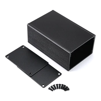 1шт Mayitr черный алюминиевый корпус Электронный проектный ящик для инструментов 100x66x43 мм