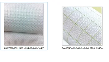 25x25cm Aida 14ct с сеткой/11CT цветная ткань для вышивания aida ткань для вышивания крестом холст DIY ручной работы рукоделие шитье