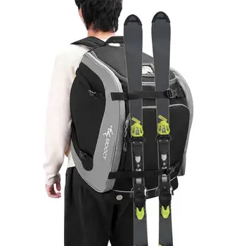 Сумка для лыжных ботинок Объемом 65 л, Дорожный рюкзак для лыжных ботинок, дорожная сумка для полетов, рюкзак для очков, перчаток, лыж, сноуборда &