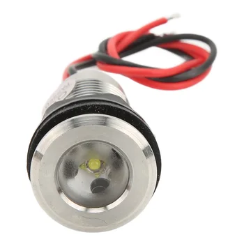 Светодиодный светильник для палубы, яркий свет, нержавеющая сталь 316, экологически чистый светодиодный ландшафтный светильник мощностью от 12 до 24 В 1 Вт для потолка RV